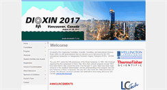 Desktop Screenshot of dioxin2017.org