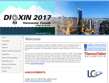 Tablet Screenshot of dioxin2017.org